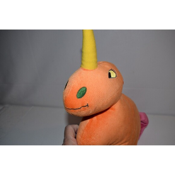 Ikea Sagoskatt Orange Unicorn Plush Soft Toy 20" 7596 Stuffed animal - Picture 8 of 9